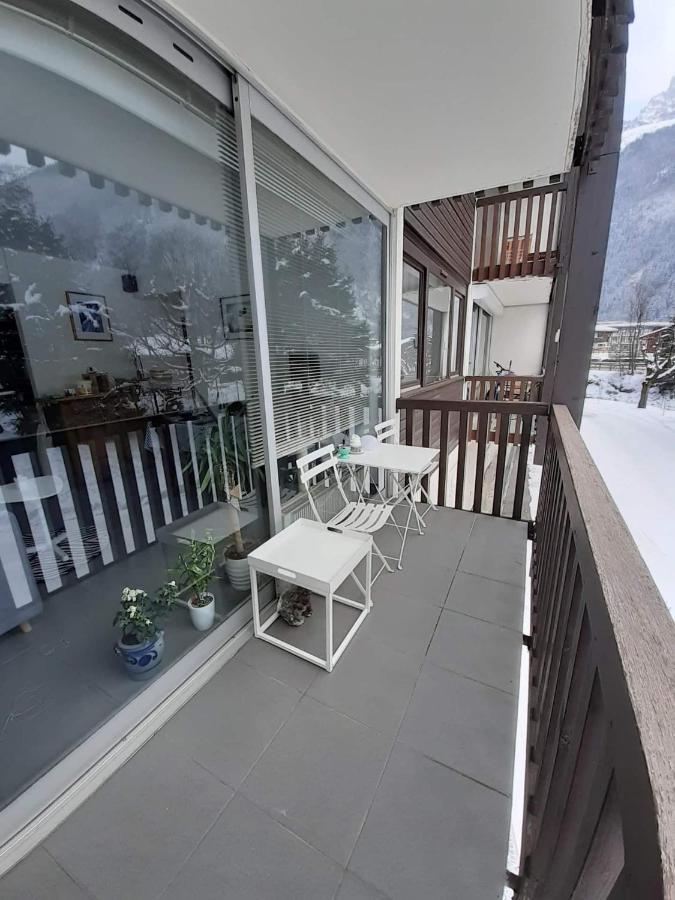 Studio Quartier Calme Centre Ville Vue Mont Blanc 샤모니 외부 사진