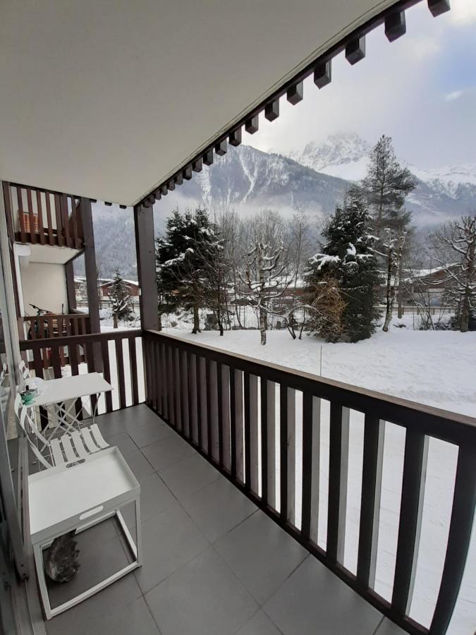 Studio Quartier Calme Centre Ville Vue Mont Blanc 샤모니 외부 사진