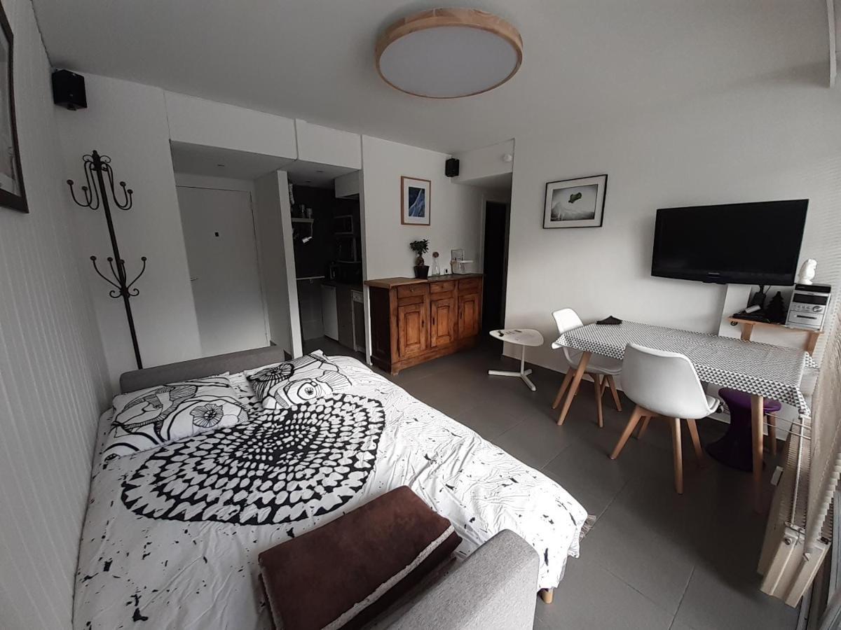 Studio Quartier Calme Centre Ville Vue Mont Blanc 샤모니 외부 사진