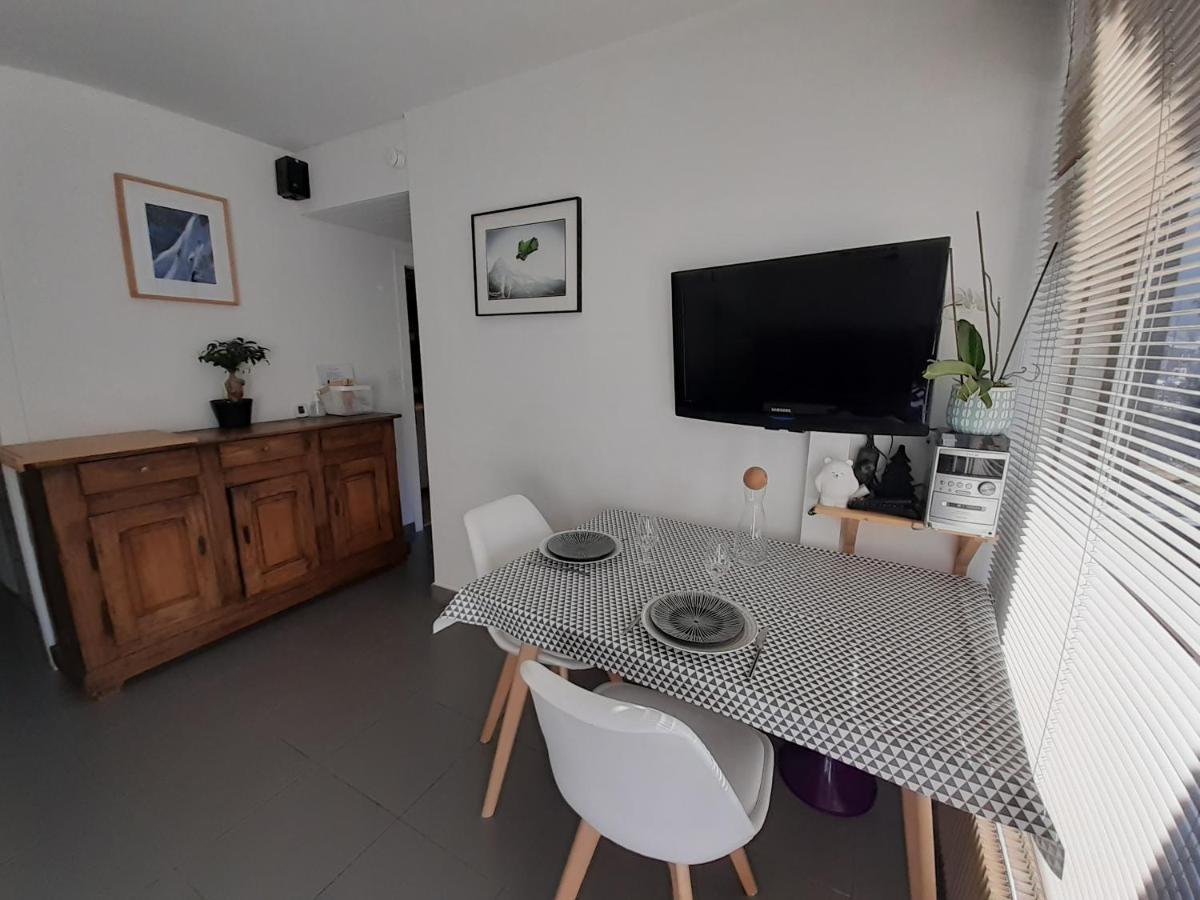 Studio Quartier Calme Centre Ville Vue Mont Blanc 샤모니 외부 사진